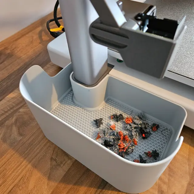 A1 Purge Waste Bin and Deflector — modelo 3D