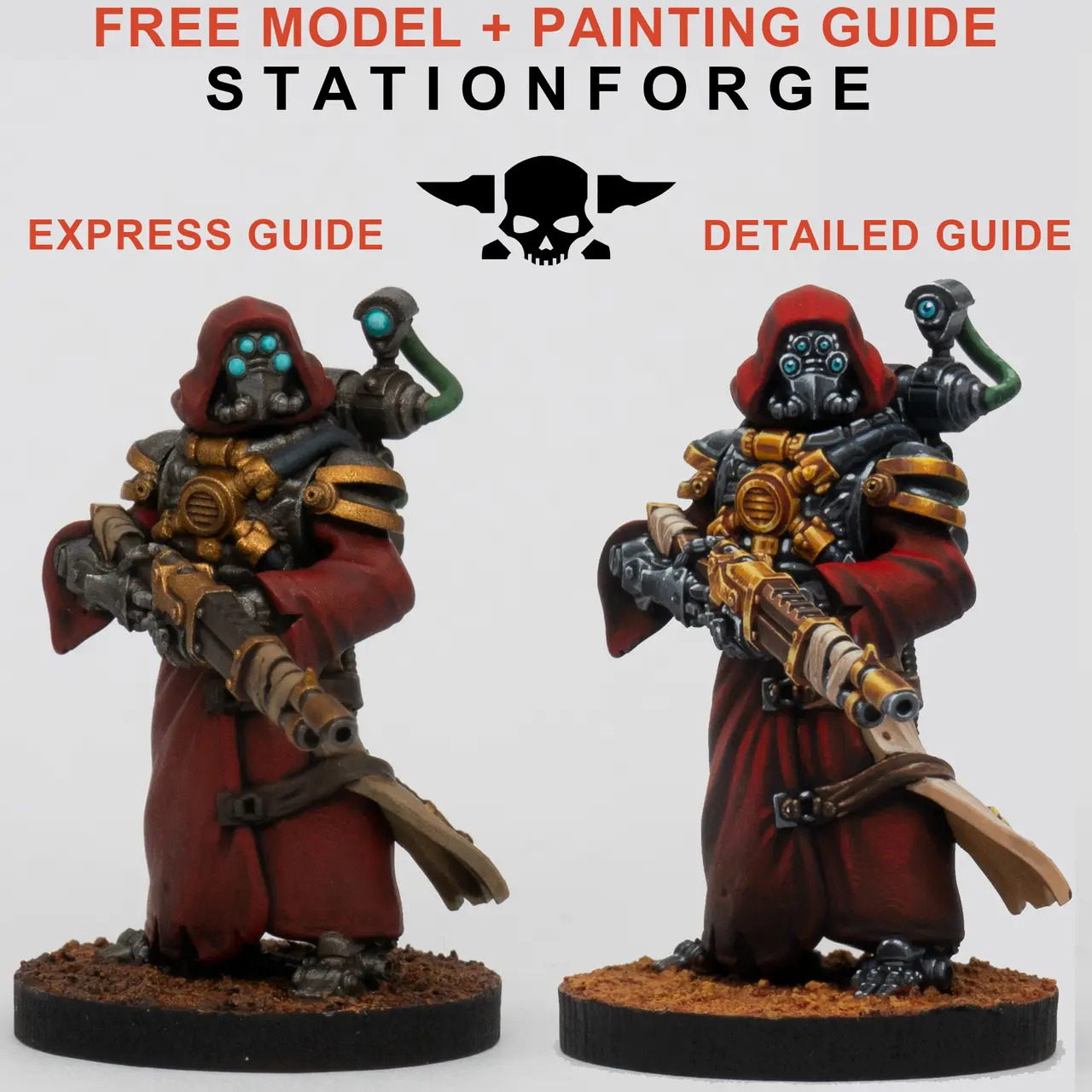 Scavenger Hunter Painting Guide + Model — modelo 3D