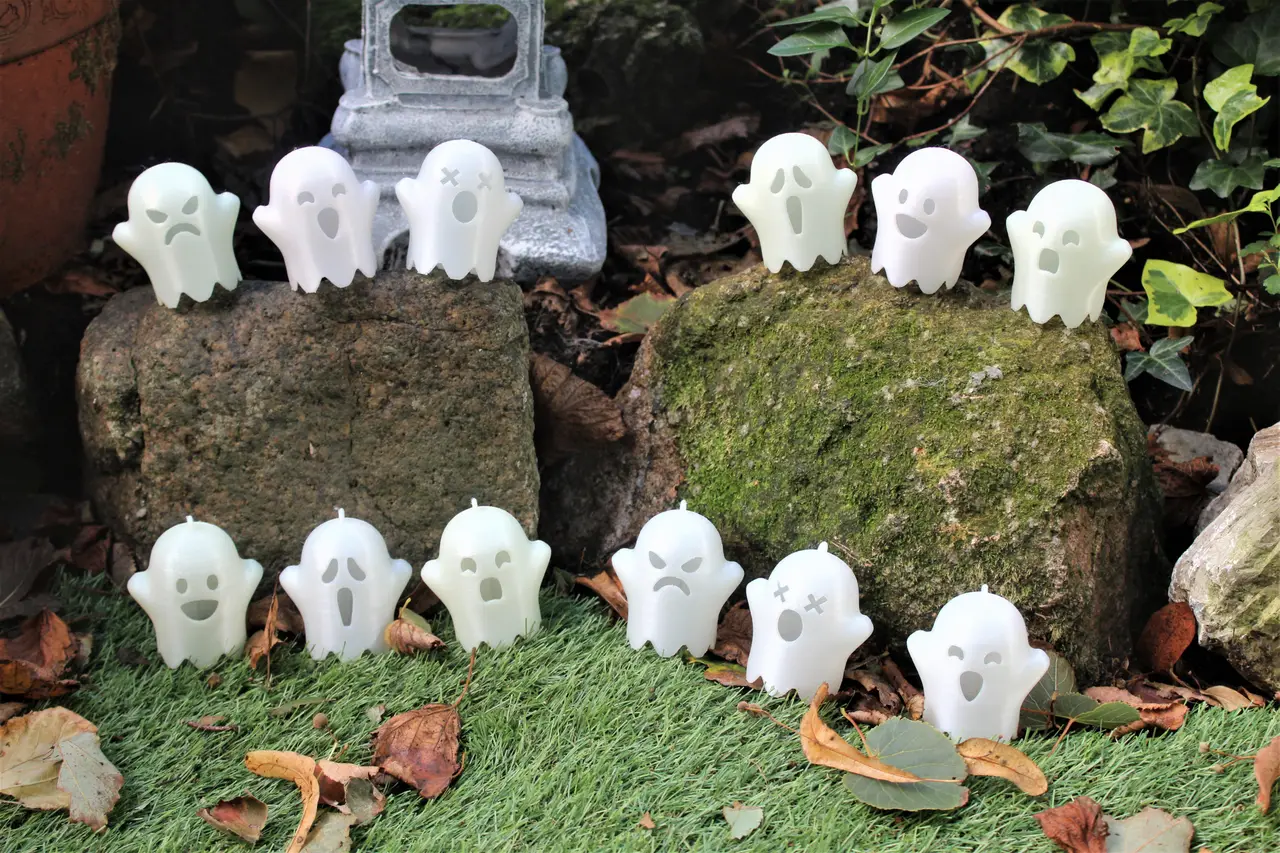 Ghost Emoji Decorations for Halloween — modelo 3D