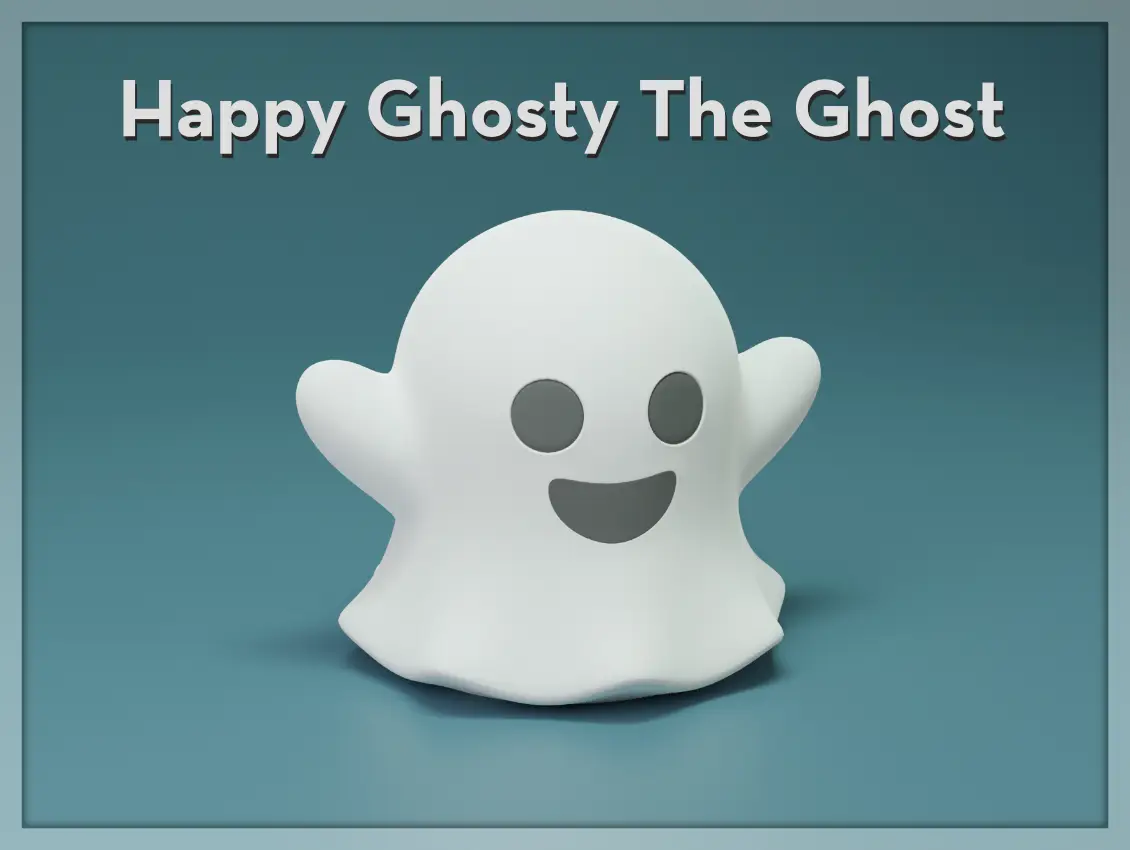 Happy Ghosty The Ghost — modelo 3D