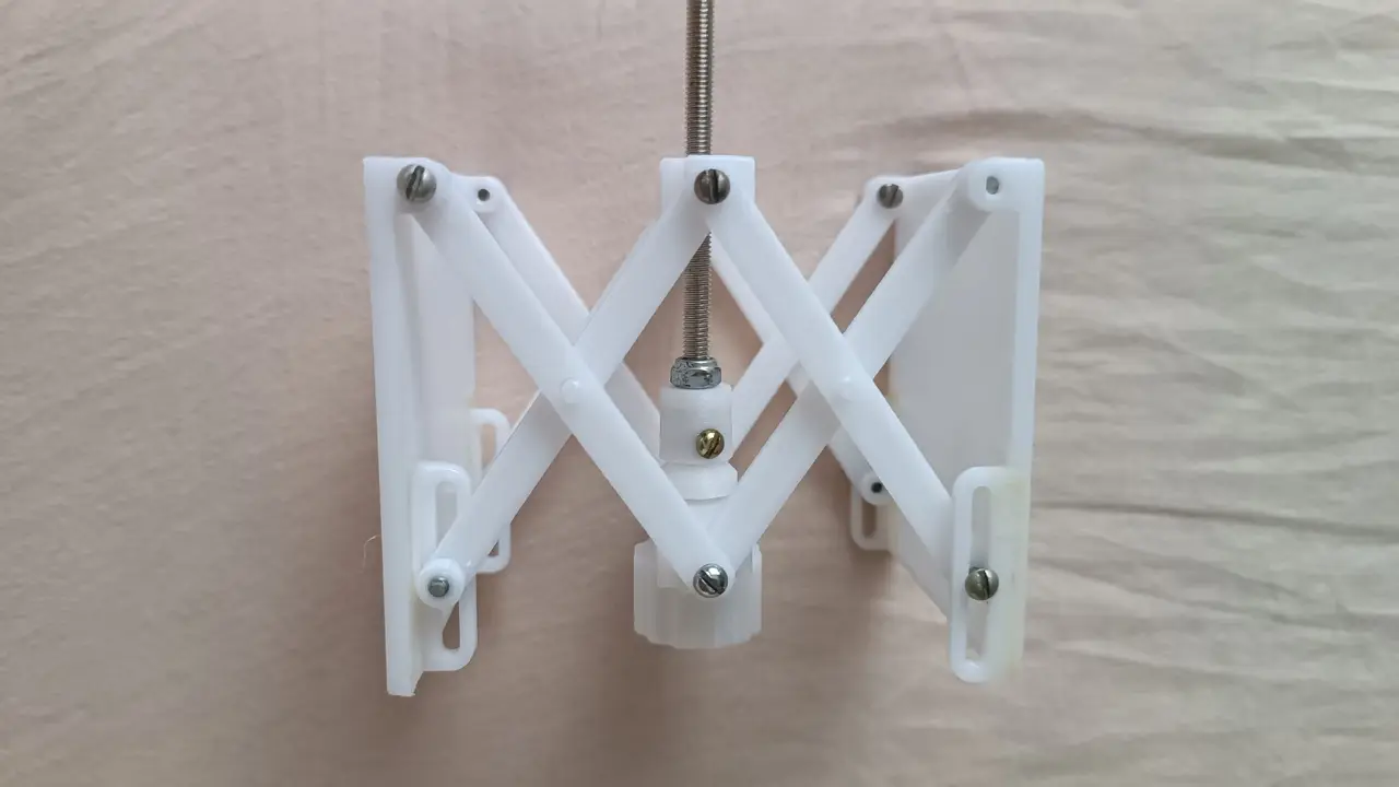 Microlift for precise height adjustment of the laser level installation — modelo 3D