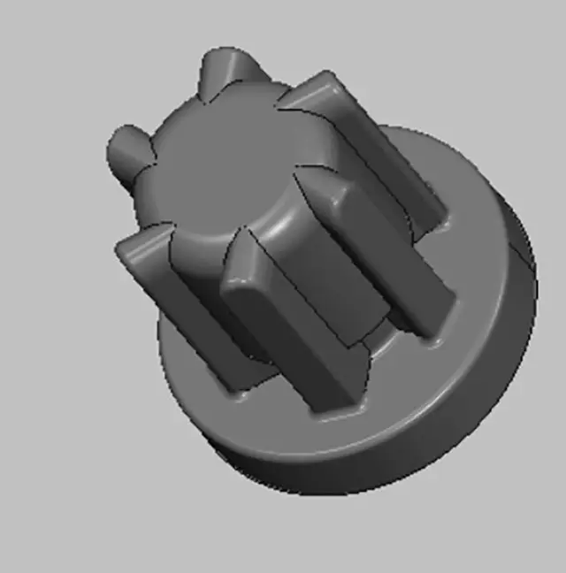 Fluff for the Braun CombiMax K600, K650, K700 food processor — modelo 3D