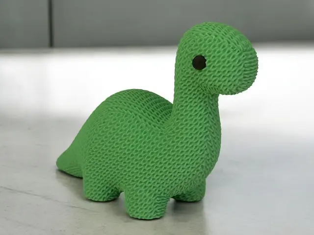 Cute Knitted Dinosaur — modelo 3D