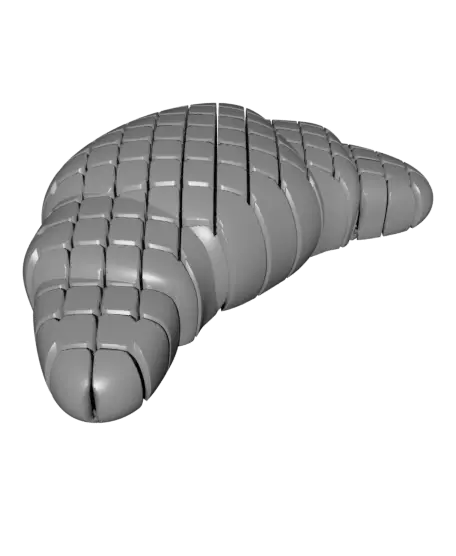 Floppy Croissant — modelo 3D