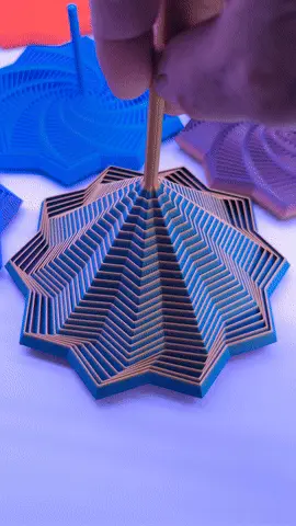My 10 star fidget design — modelo 3D