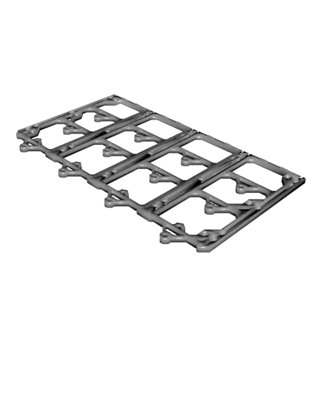 GEN2 Under Table Rails - 185 — modelo 3D