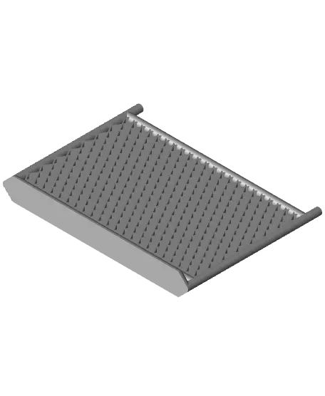 Chain Link Fence enclosure 28mm scatter terrain — modelo 3D