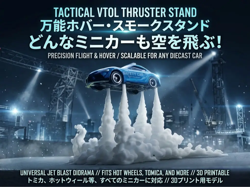 Tactical VTOL Thruster Diorama Stand — modelo 3D