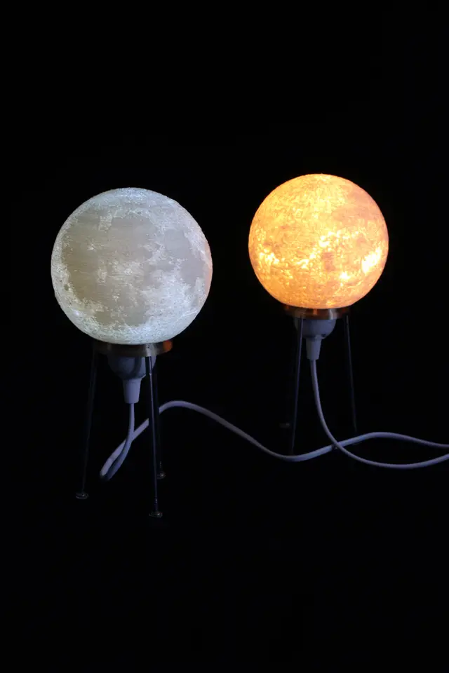 Lithophane Solar System (E27) — modelo 3D