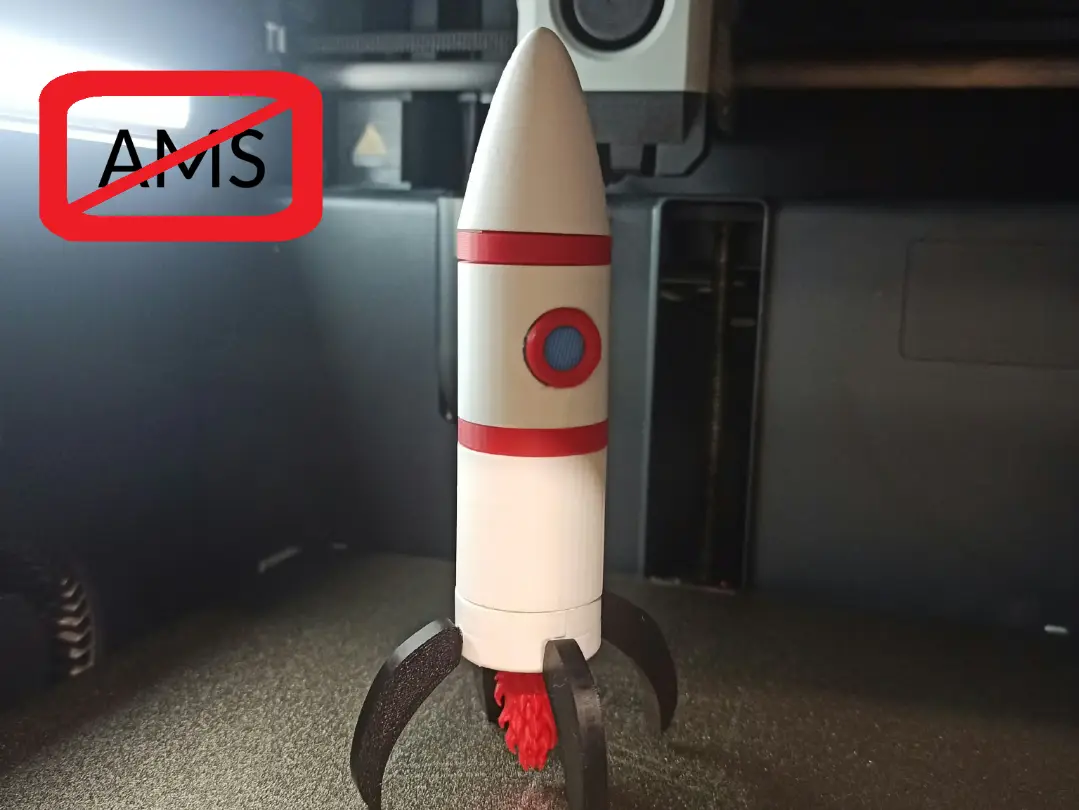 A rocket without AMS — modelo 3D