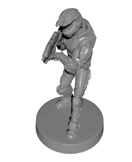 Master Chief Miniature - Pose 2 — modelo 3D