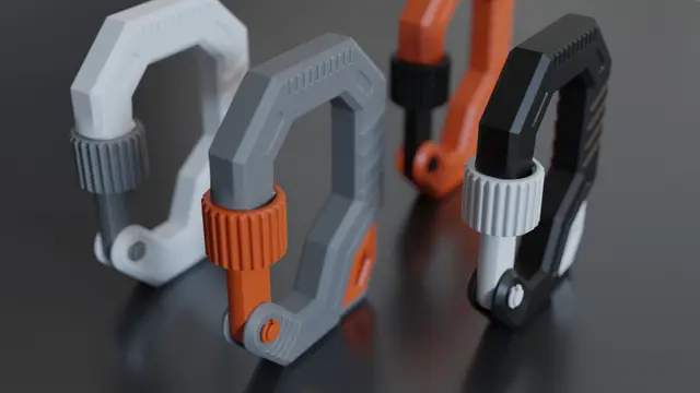 Screw Lock Carabiner — modelo 3D