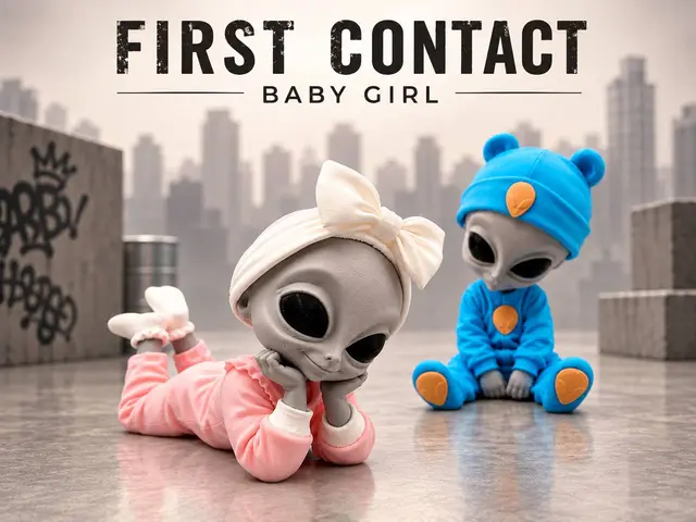 Alien Baby - Girl — modelo 3D