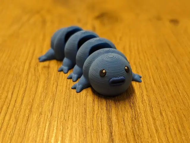 Tardigrade - Articulated Figure Keychain — modelo 3D