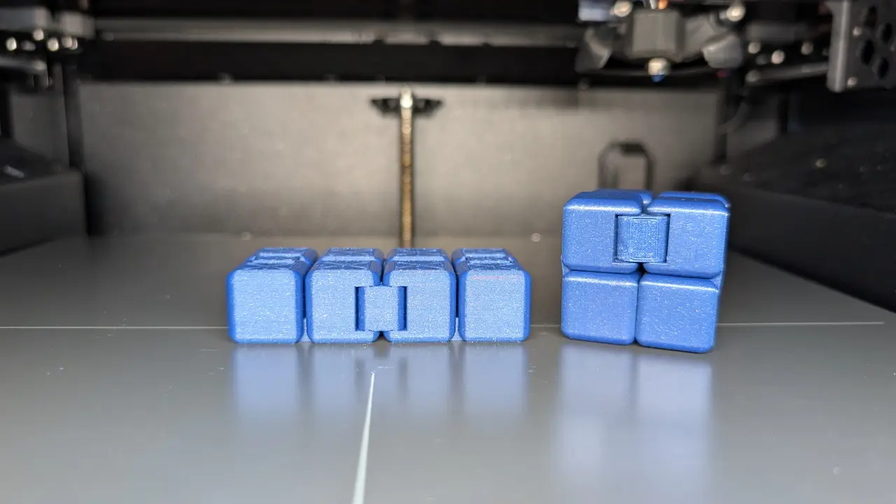 Yet Another Fidget Infinity Cube Rounded - Smaller, Stronger and Tighter. — modelo 3D