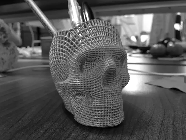 Wireframe Skull Pencil Holder (For The Love of Dog) — modelo 3D