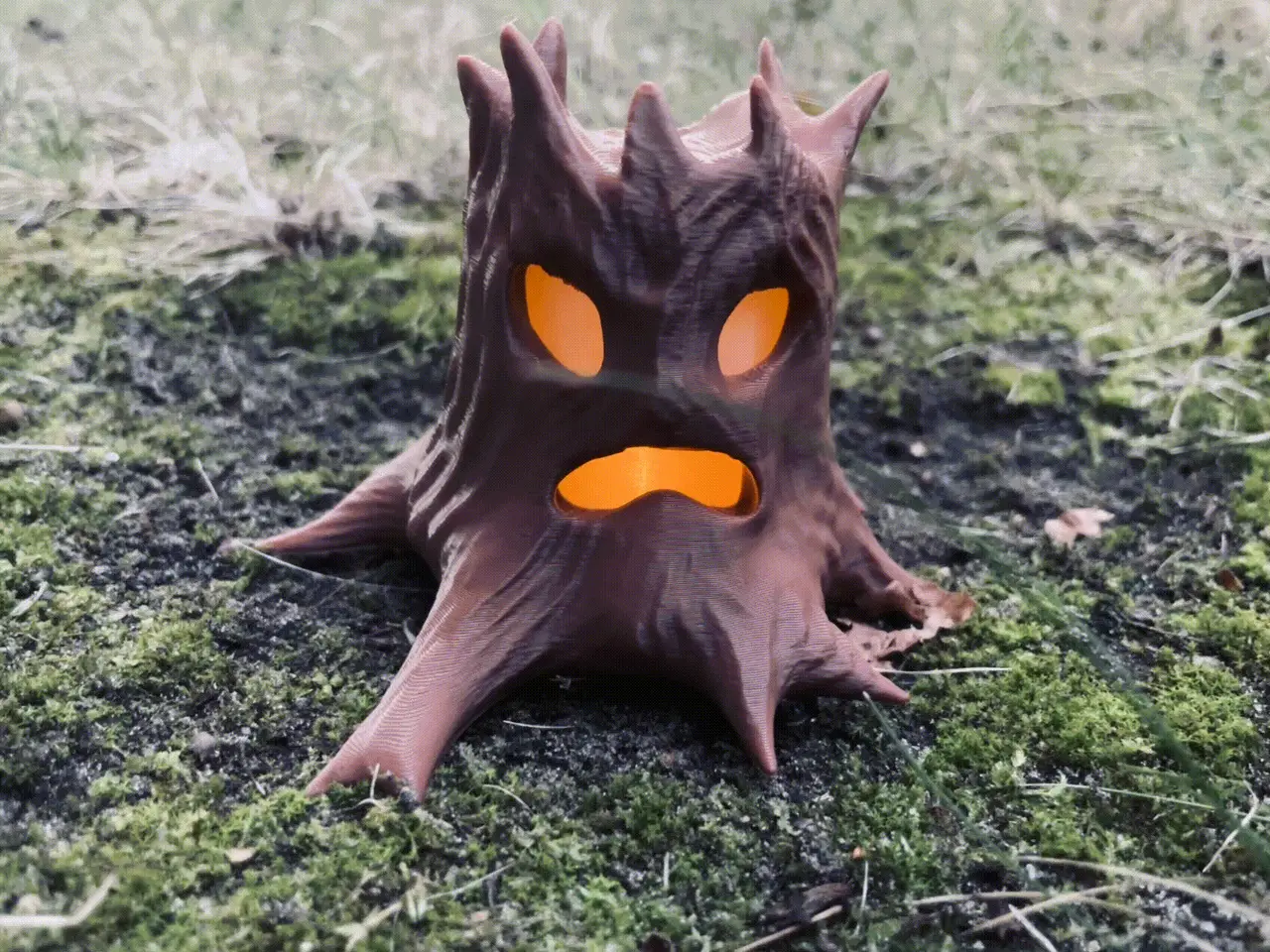 Haunted Tree - Halloween candle decoration — modelo 3D