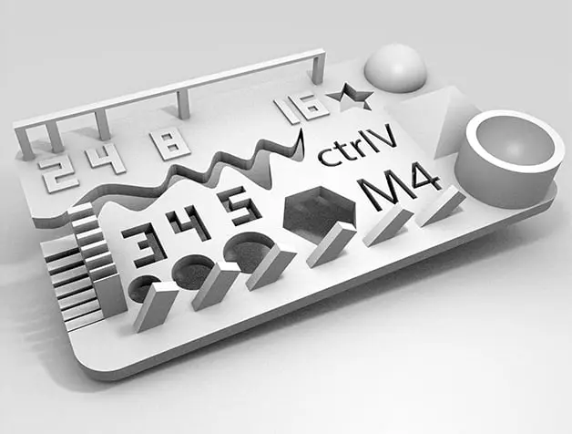 Test your 3D printer! v2 — modelo 3D