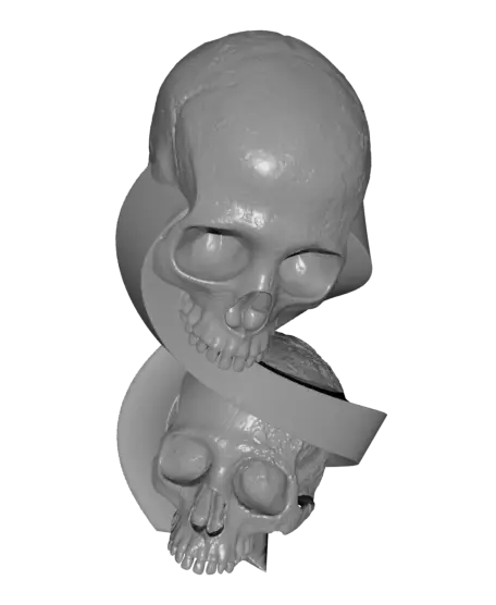 Sands of mortality - Skull decor — modelo 3D
