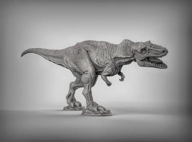 Alioramus dinosaurus — modelo 3D