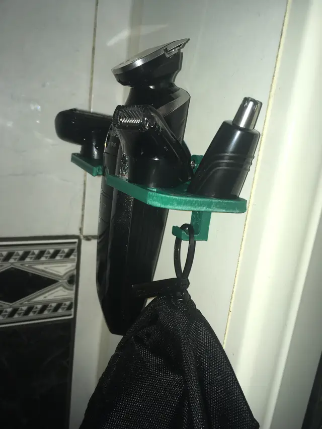 shelf/hanger for Philips trimmer — modelo 3D
