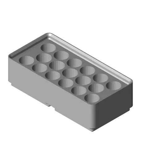 AAA Battery holder Gridfinity — modelo 3D
