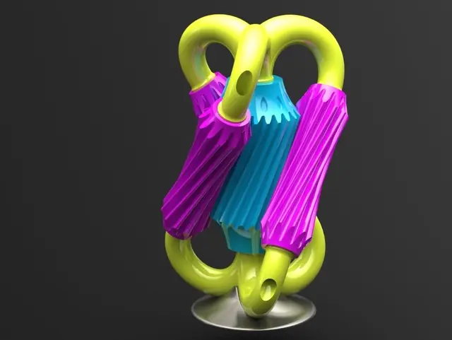 Hyperbolic Planetary Gearset — modelo 3D