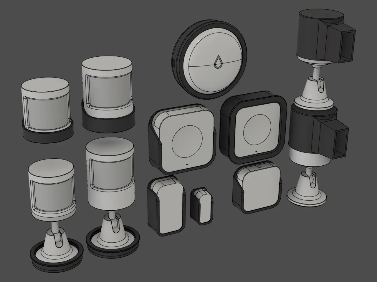Aqara Mounts For Various Sensors v1.5 — modelo 3D