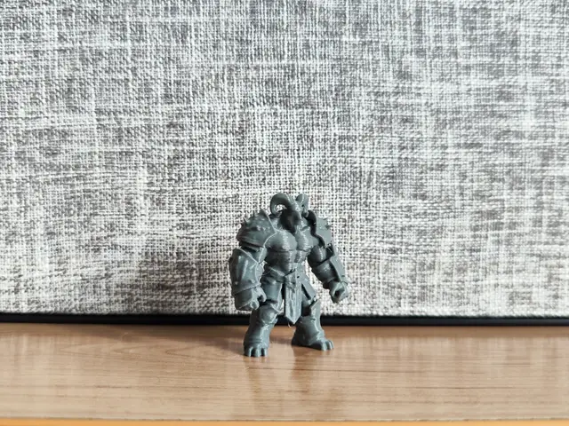 The Onyx Keeper – Armored Ram Warrior Fantasy D&D — modelo 3D