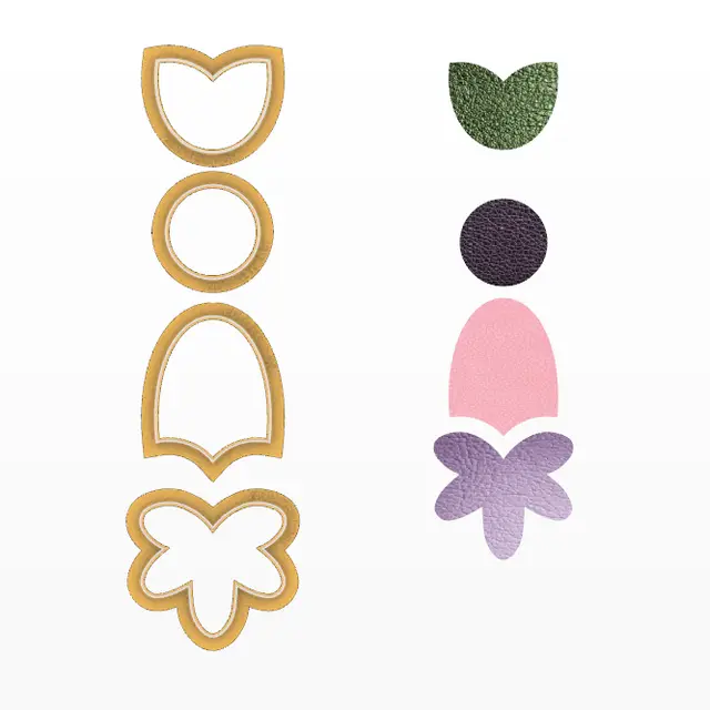 POLYMER CLAY CUTTER Flower — modelo 3D