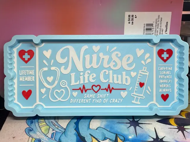 Nurse Life Trinket tray — modelo 3D