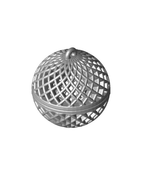 Diamond Ornament Container (Open) — modelo 3D