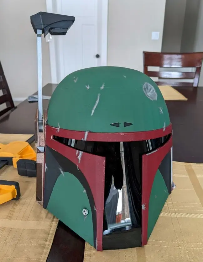 Boba Fett Helmet - Easy assembly — modelo 3D