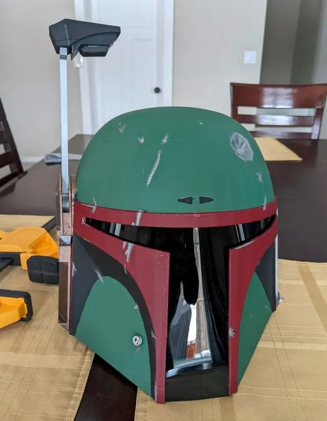 Boba Fett Helmet - Easy assembly — modelo 3D