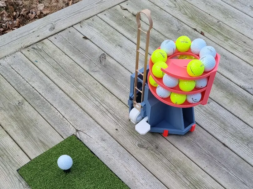 Golf ball dispenser pro — modelo 3D