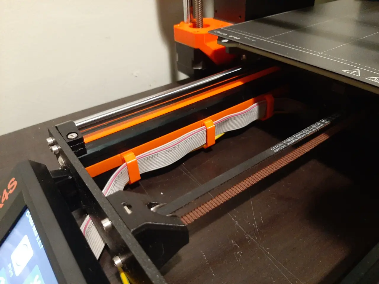 T-Slot Cover with Cable Clips for MK4 / MK4S — modelo 3D