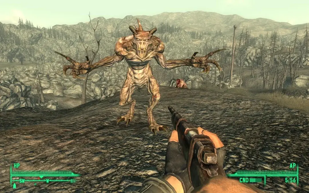 Fallout 3 Deathclaw kenner action figure — modelo 3D