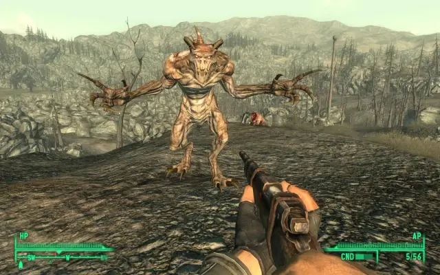 Fallout 3 Deathclaw kenner action figure — modelo 3D