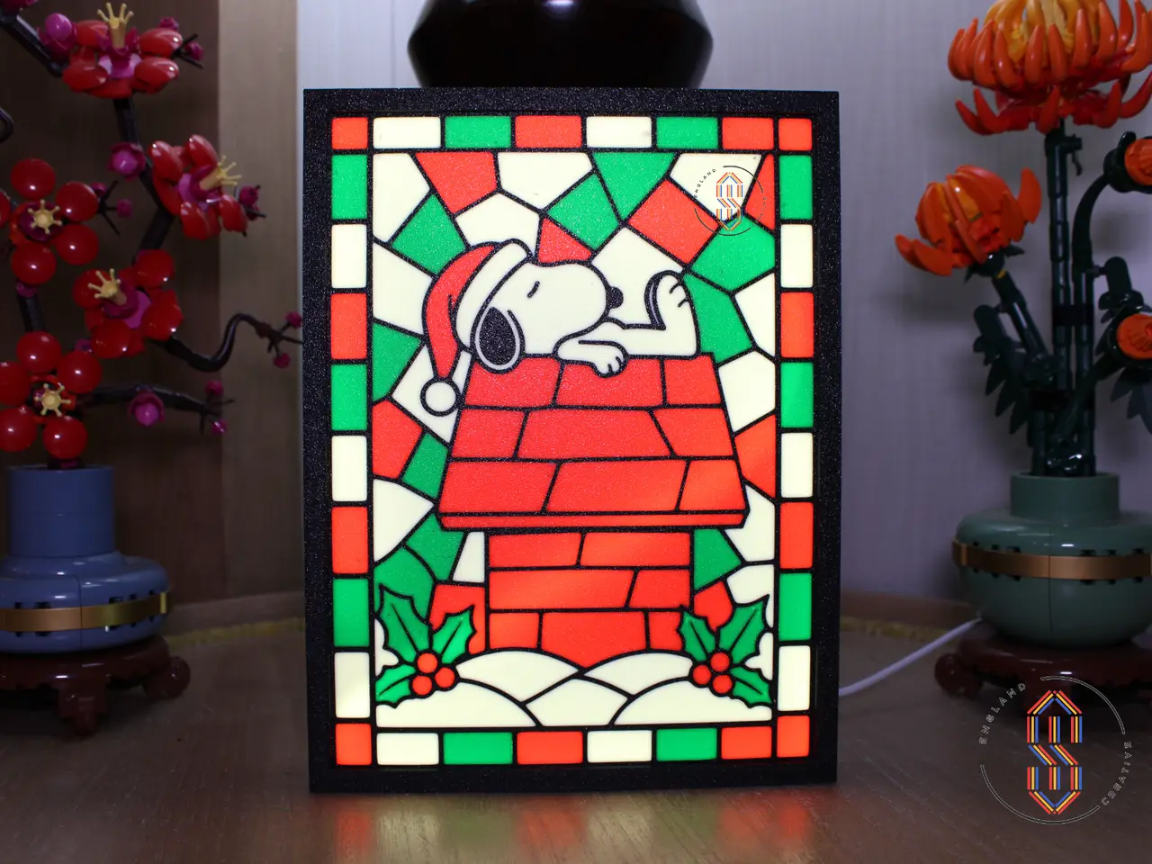 Stained Glass - Snoopy — modelo 3D