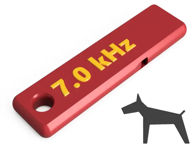 Dog Whistle 7 kHz — modelo 3D