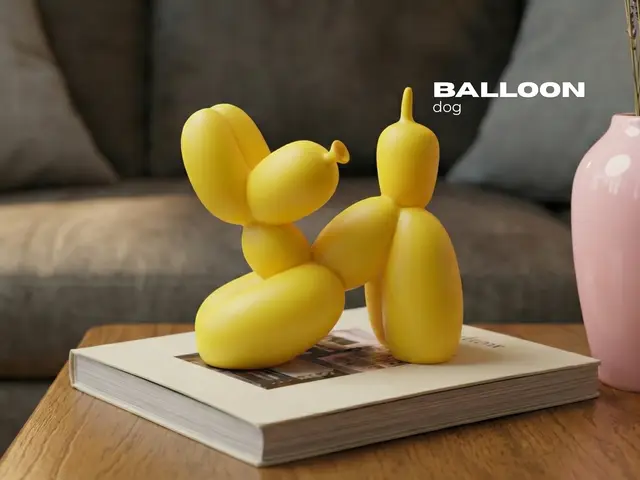 Modern Balloon Dog — modelo 3D