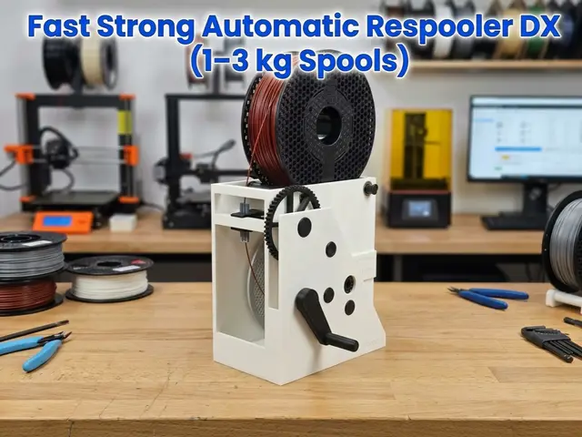 Fast Strong Automatic Respooler DX (1–3 kg Spools) — modelo 3D