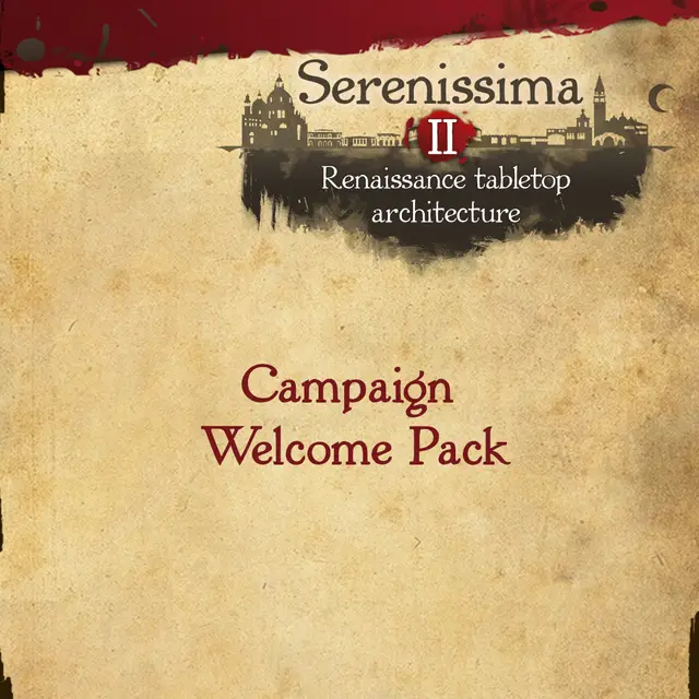 Serenissima Welcome Pack — FREE Venetian Gothic Terrain Sample | Carnevale · Mordheim (28/32mm) — modelo 3D