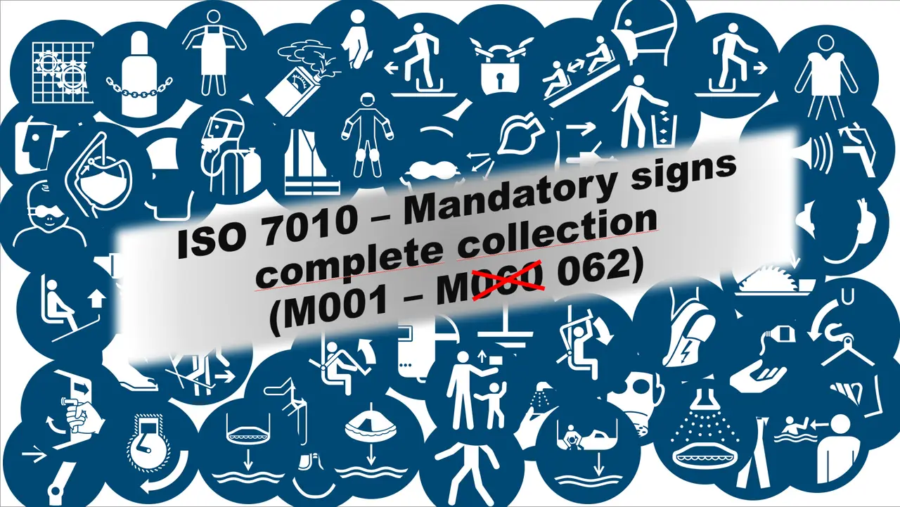 ISO 7010 - Mandatory Signs — modelo 3D