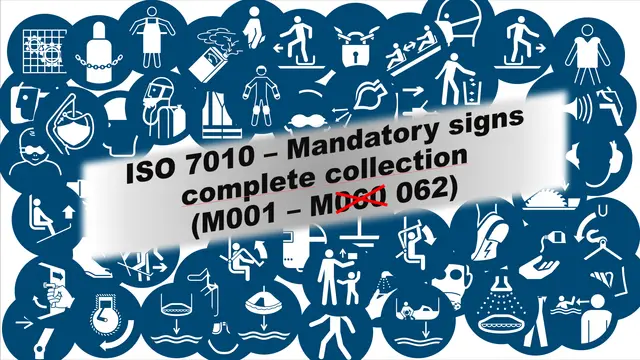 ISO 7010 - Mandatory Signs — modelo 3D