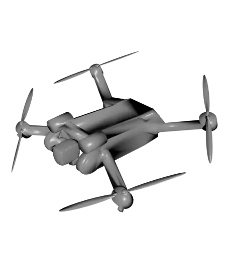 dji mini 3 pro unfolded.stl — modelo 3D