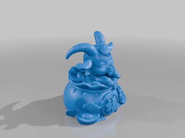 Lunar New Year — modelo 3D