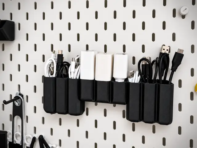 SKÅDIS Phone Charger & Cable Holder System — modelo 3D
