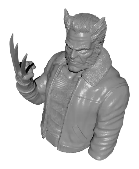 Old Man Logan Bust (Pre-Supported) — modelo 3D