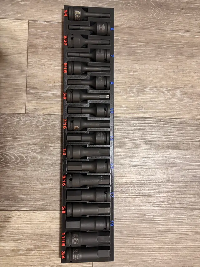 1/2 IMPACT ALLEN SOCKET HOLDER. — modelo 3D